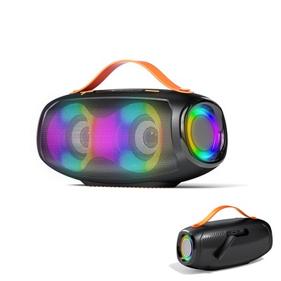 Portable 20W Extra Bass Waterproof Outdoor Party Bluetooth Speaker with RGB Light
