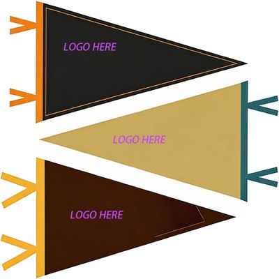 Full Color Single Sided Felt Pennant