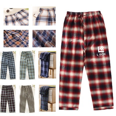Men's Flannel Pajama Pants Plaid Bottoms
