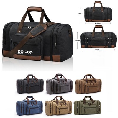 Canvas Carry on Duffle Bag for Travel