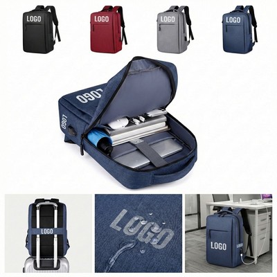 Travel Laptop Backpack with USB Charging Port