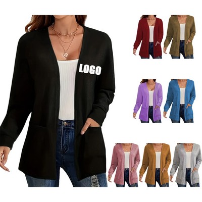 Womens Plus Size Lightweight Cardigan Sweater