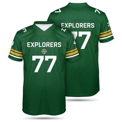 Men's Full Color Performance Personalized Rugby Jersey