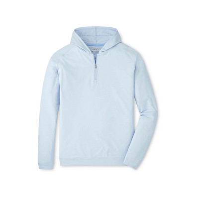 Peter Millar Men's Pine Performance Quarter-Zip Hoodie