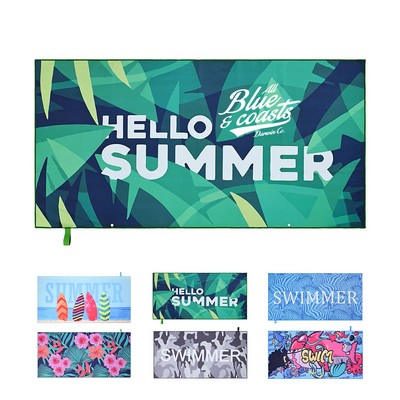 Quick Dry & Sand Proof Microfiber Beach Towel