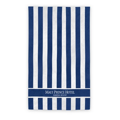 Double Sided Cabana Stripe Beach Towel