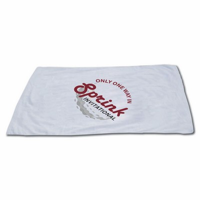 White Beach Towel