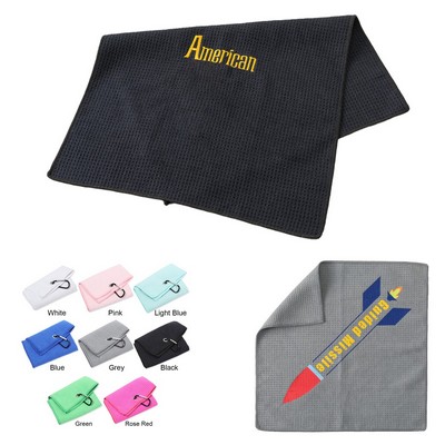 12" X 20" Microfiber Sports Golf Towel