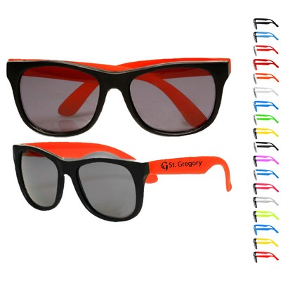 Sunglass - Two tone Sunglasses Plastic UV Protection