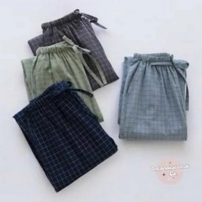 Cozy Gingham Cotton Pyjama Pants