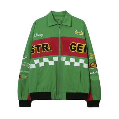 Custom Racing Style Full Zip Jacket