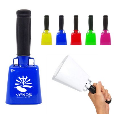 Iron Cowbell w/Sturdy Handle