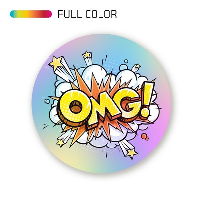 Custom Holographic Stickers - 12.01 To 16 Square Inches