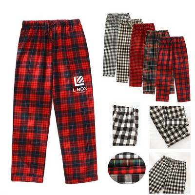 Women's Flannel Plaid Pajama Lounge Pants