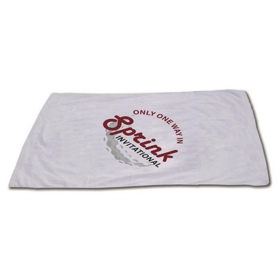 White Beach Towel