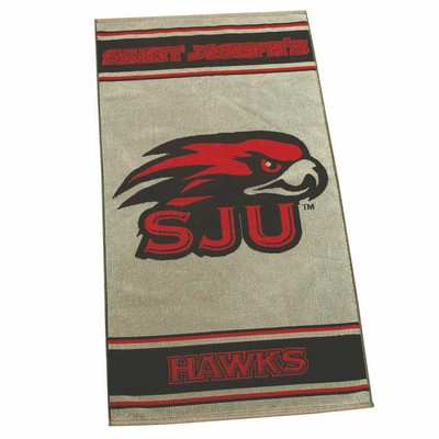 Custom 24" x 50", 13 lb, Woven Jacquard Fitness Towel