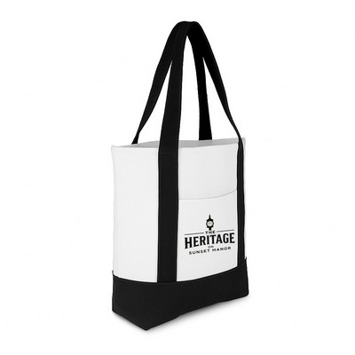Full Color 14 oz. Large TJ Canvas Tote Bag