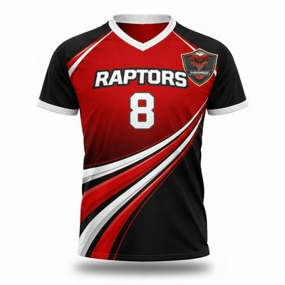 Men's Bird Eye Mesh Sublimated Soccer Jersey 160GSM