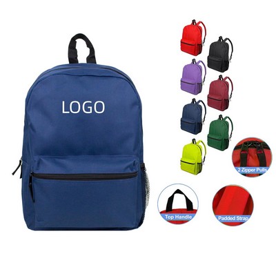 Durable Backpack With Water Bottle Pocket