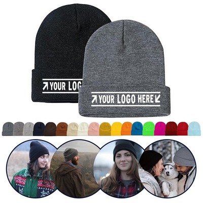 Classic Knit Beanie Hat