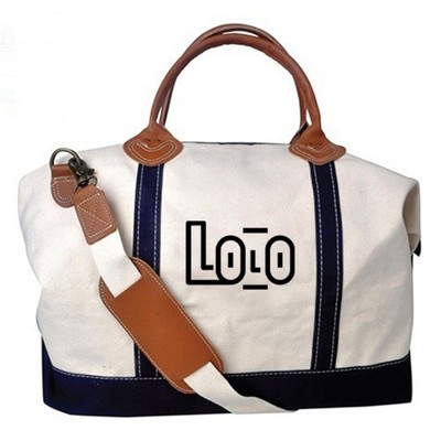 Cotton Canvas Duffle Bag